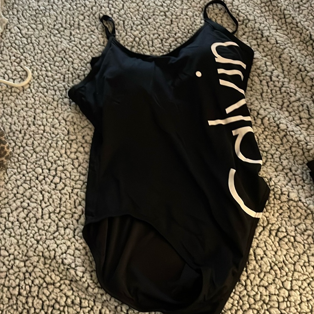 Calvin Klein Black One Piece Swimsuit